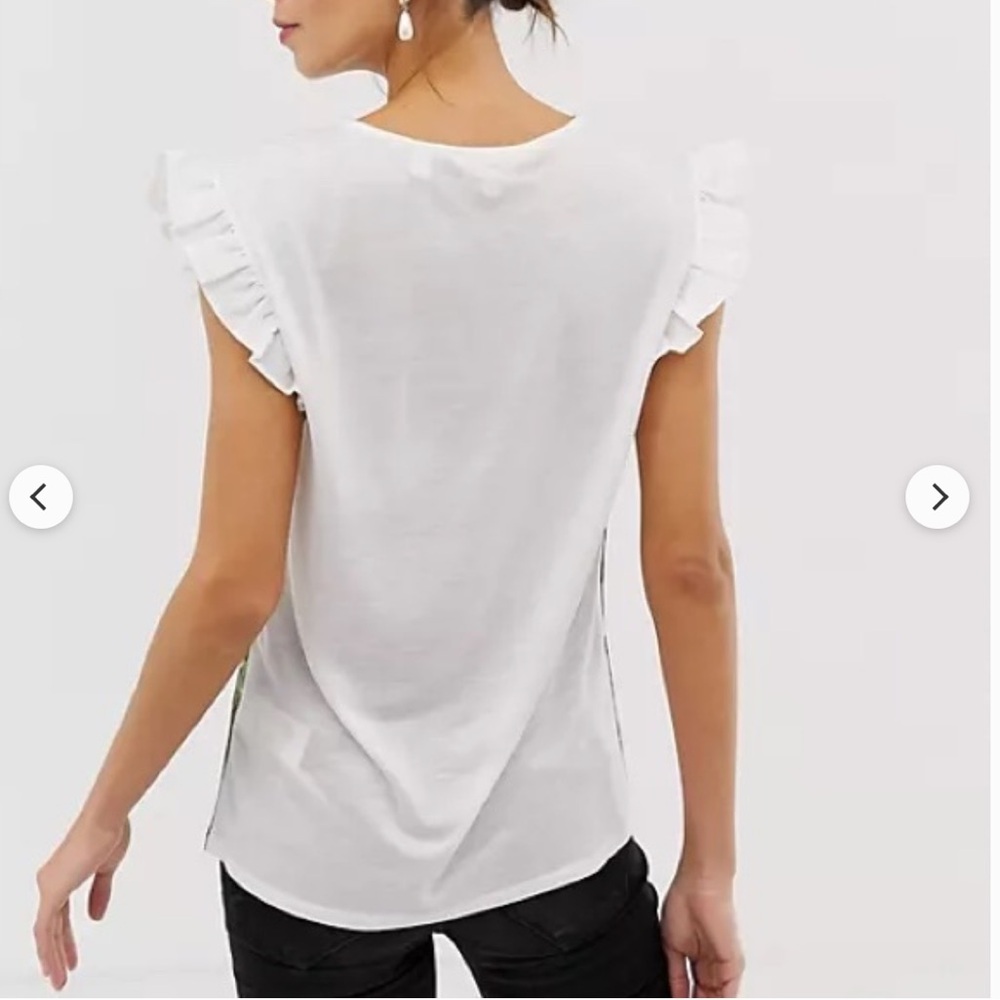 Ted Baker London Coorai Wonderland Woven-Front Tee - Picture 2 of 8